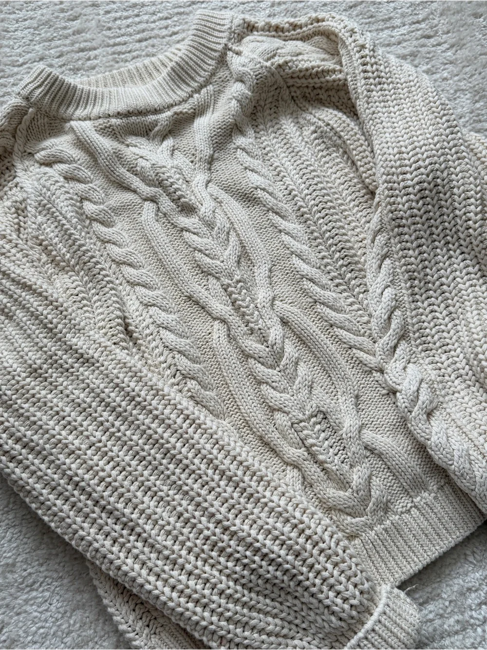 free people frankie cable knit sweater